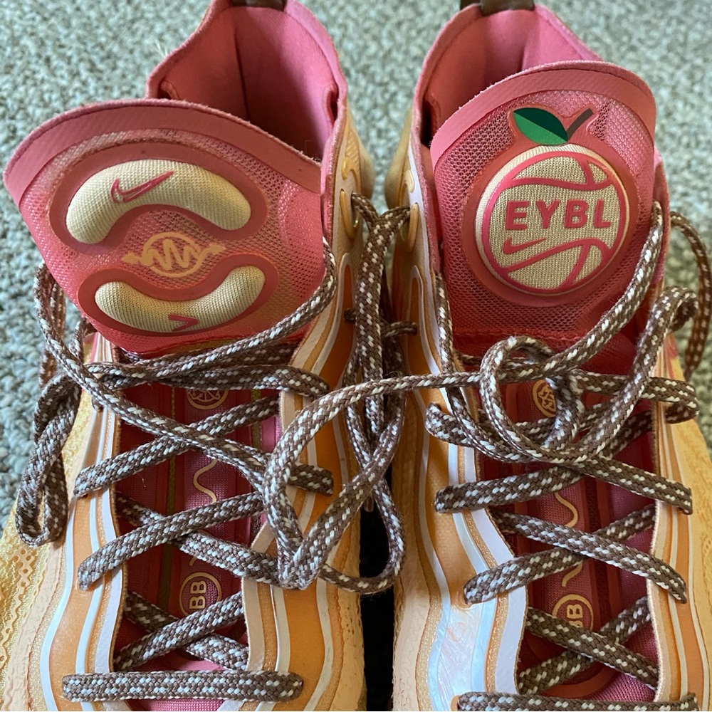 NIKE Peach Jam EYBL 25th Anniversary Exclusive Basketball Court Shoes Size 14 - Picture 6 of 8